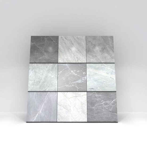 Standuri de expoziție pentru mostre de piatră de gresie